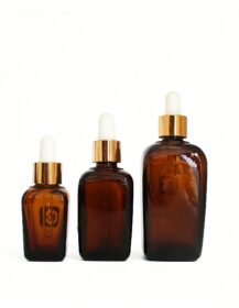 Skin Care Packaging Amber Hair Oil 10ml 15ml 30ml 50ml 100ml Essential Oil Serum Dropper Bottle square