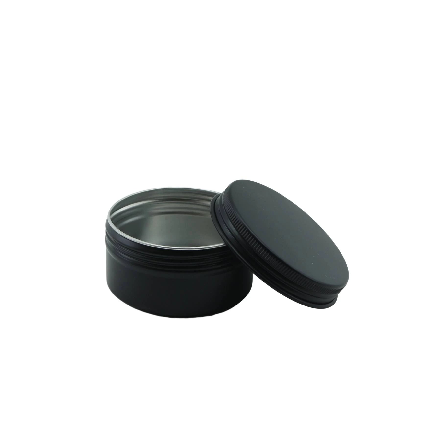 15ml 30ml 50ml 60ml Matte Black Screw Metal Lip Balm Aluminum Tin Jar for Cosmetic Container - 图片 6