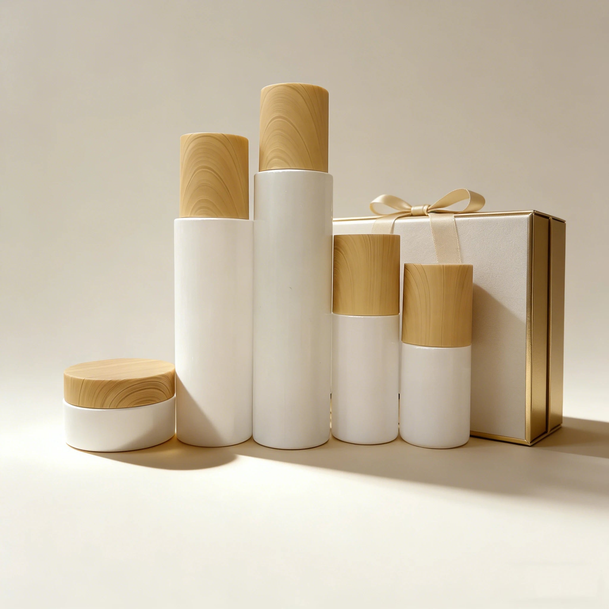 Cosmetic Refillable Glass Spray & Lotion Bottle Fine Mist Pump Gold Cap 30ml/100ml for Creams & Serums - 图片 4