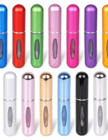 5ml 8ml 10ml Perfume Spray Aluminum Perfume Bottle Bottom Filled Refillable Empty Perfume Atomizer B8888