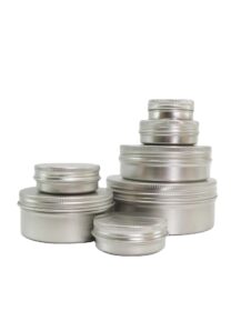 Empty Aluminum Jar Aluminum Tin Candle Tins With Lid for Cosmetics Candle