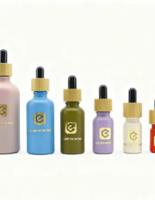 Glass Dropper Bottle 5ml/10ml/15ml/20ml/30ml/50ml/100ml White Cosmetic Bottle for Mascara