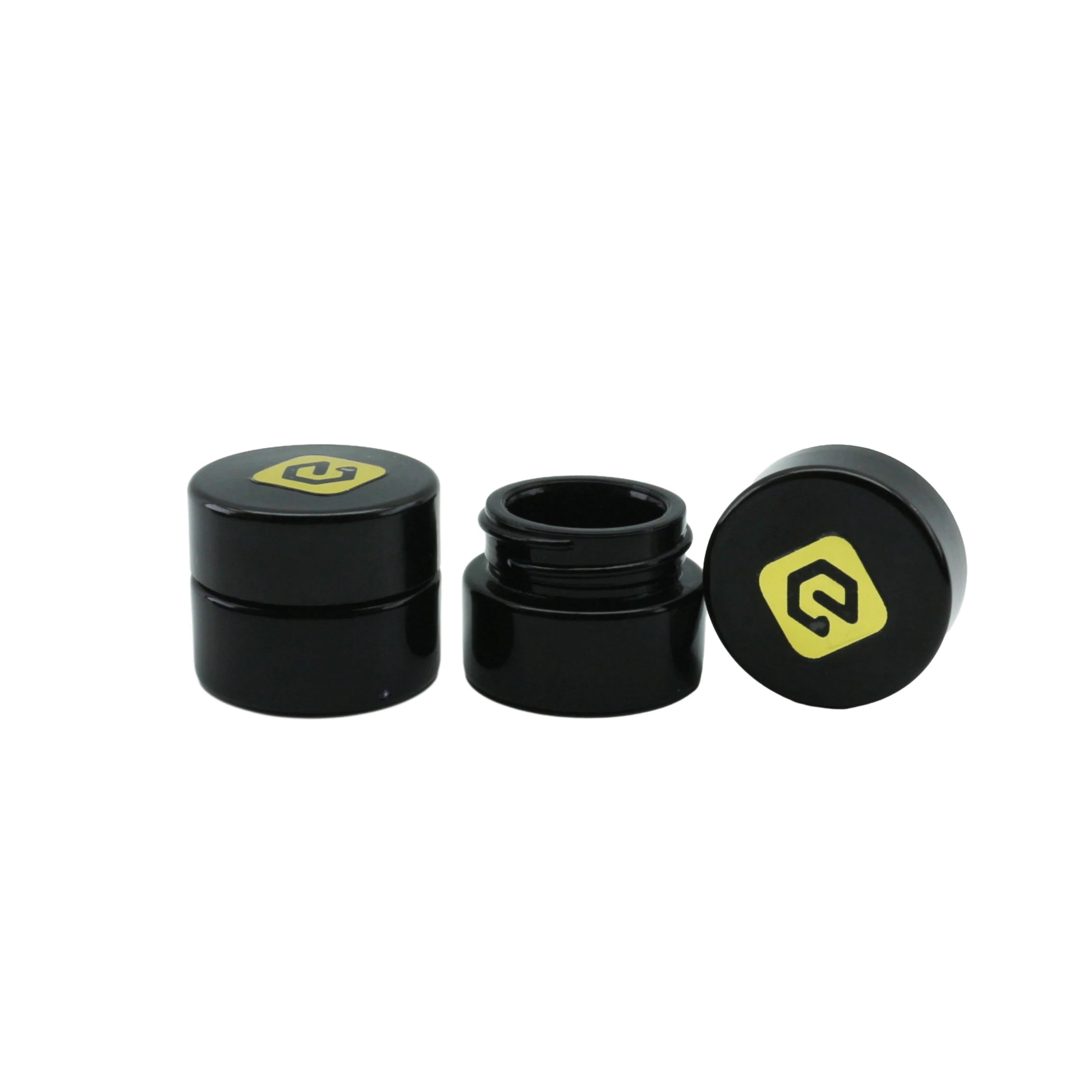 Concentrate Container Eye Cream Uv Black 5ml 5g Glass Jar D888 - 图片 3