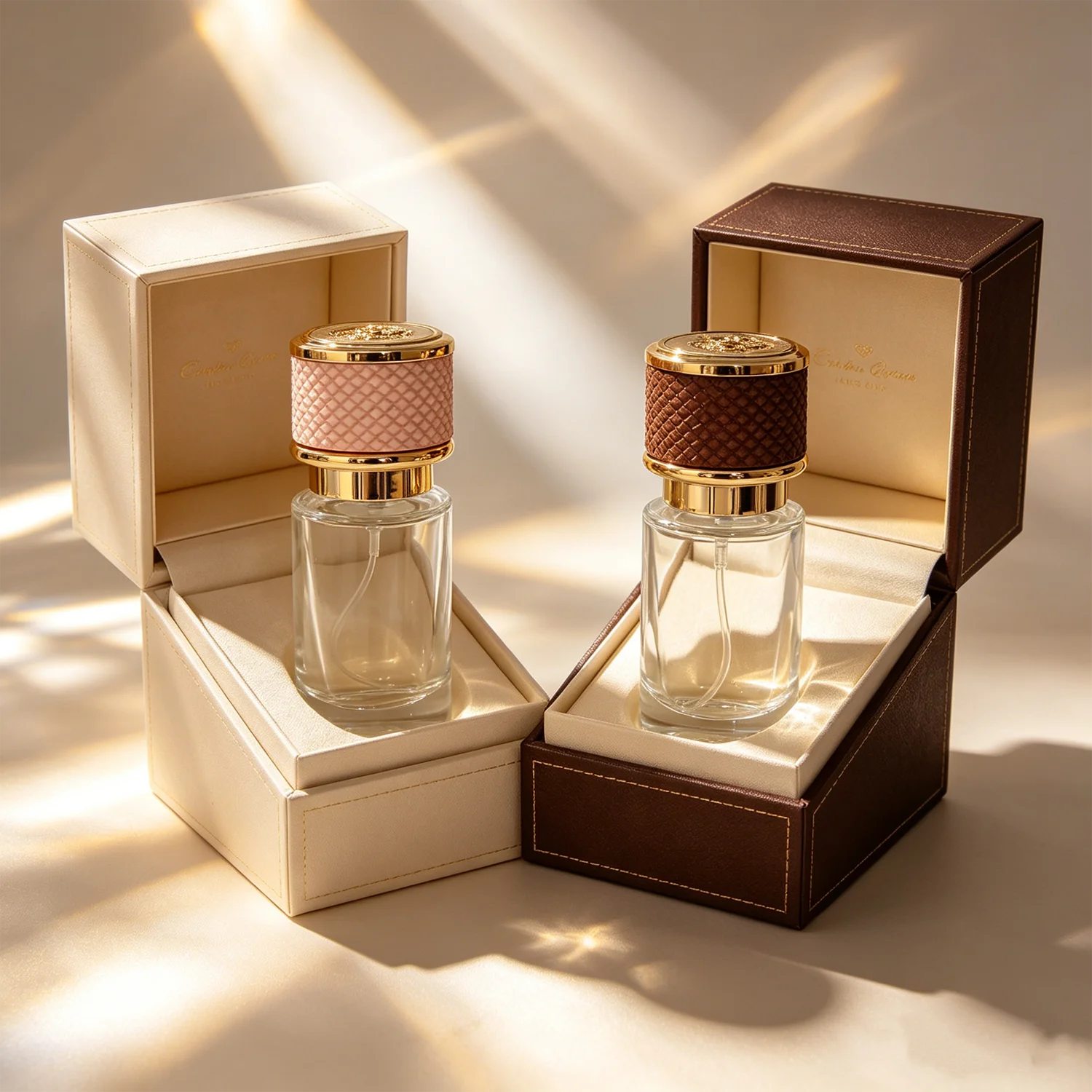 Round Cylinder Clear 30Ml 50Ml 100Ml Luxury Perfume Bottle Packaging Perfume Bottles Luxury Empty Custom Perfume Bottle With Box - 图片 4