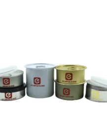 60ml 80ml 100ml 200ml 400ml Food Grade OEM Custom Empty Tin Can for Sardine Fish Tuna Meet Pet Food Caviar with Easy Open Lid