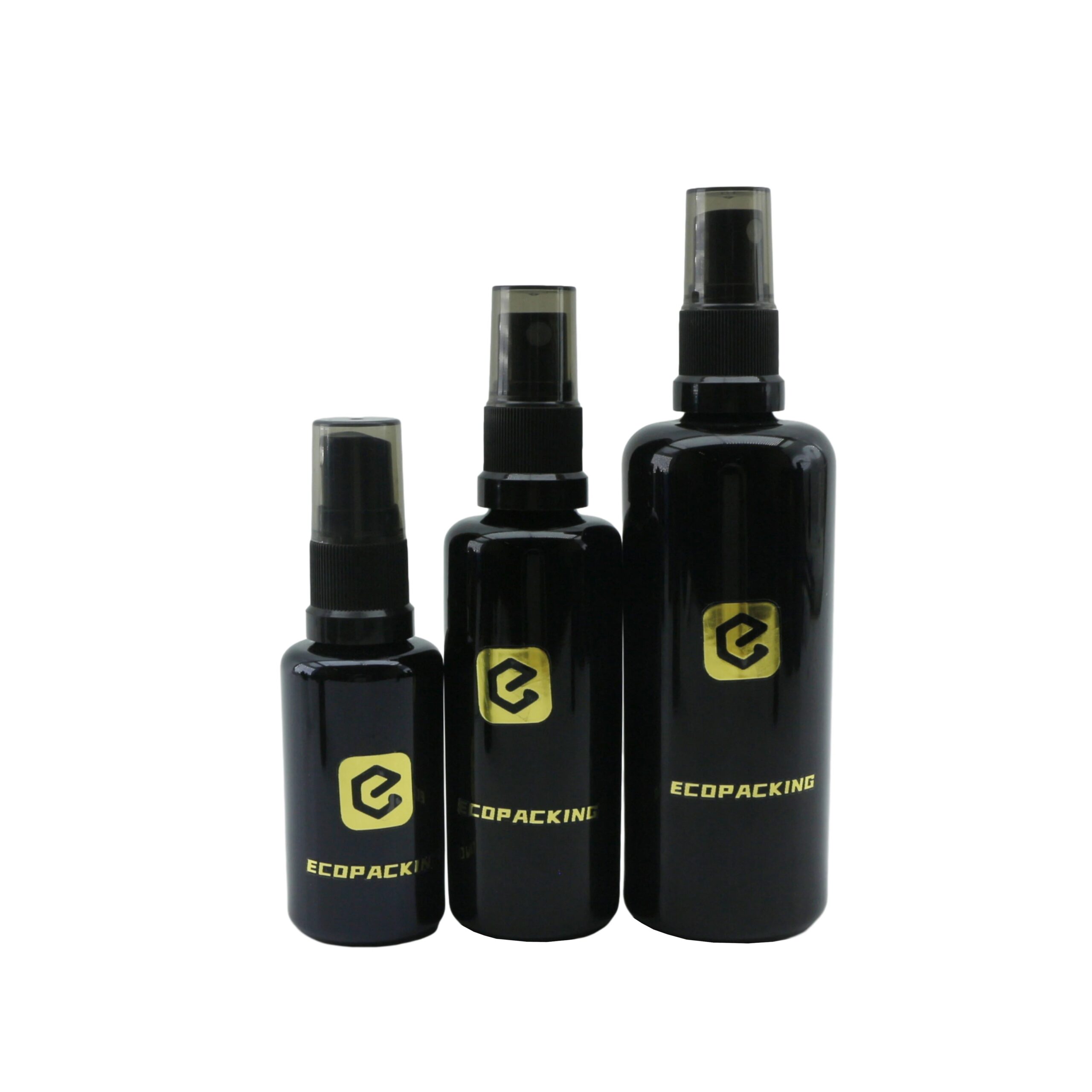 Refill Perfume Mist Spray Bottle 5ml 10ml 15ml 20ml 30ml 50ml 100ml 200ml Uv Black Glass Bottle - 图片 2