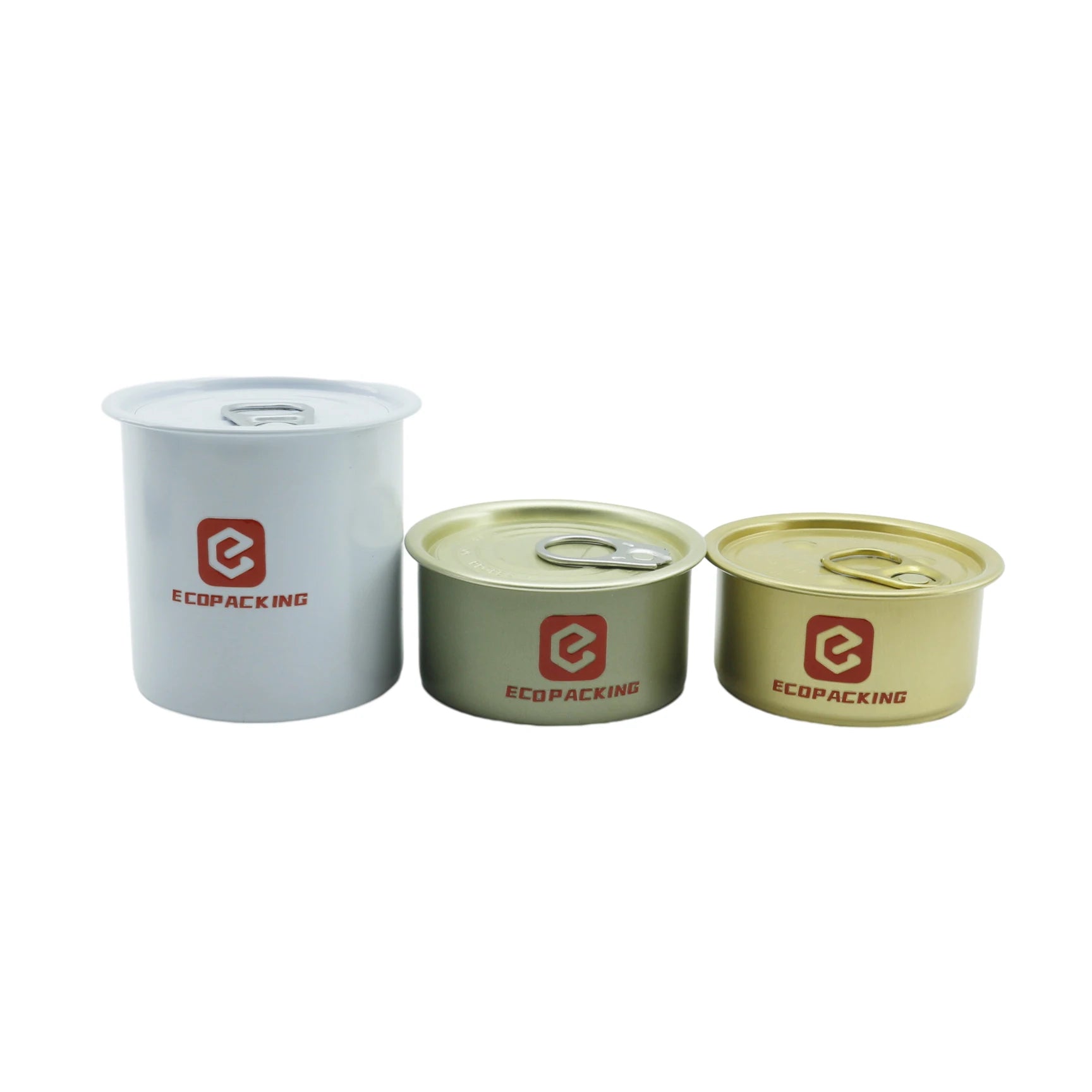 Wholesale Iron Large Embossed Packaging Metal Round Box Cake Tin Can for food canning fish