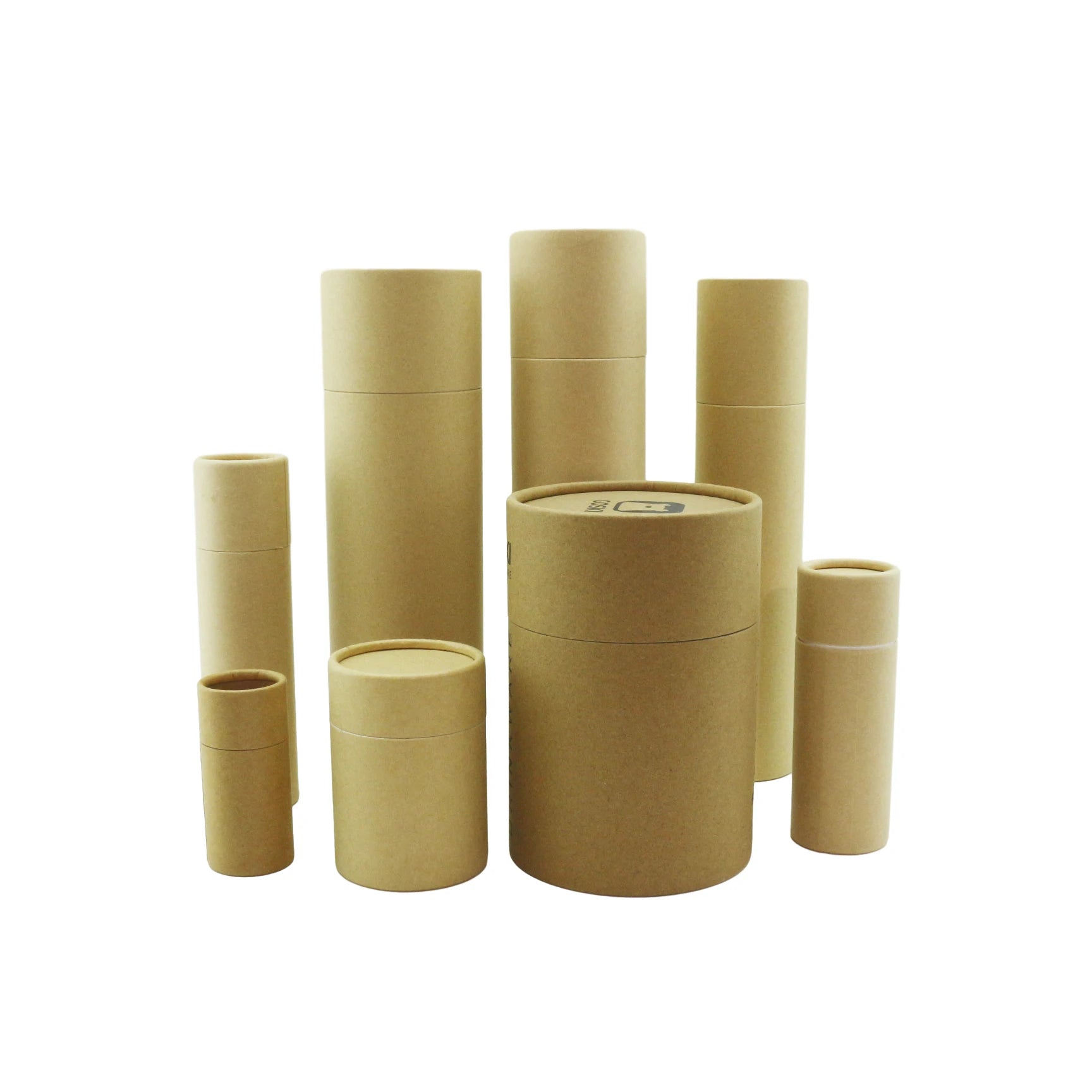 Eco Friendly Biodegradable OEM Custom White Black Kraft Cardboard Box Paper Tube Gift Clothes Packaging - 图片 4