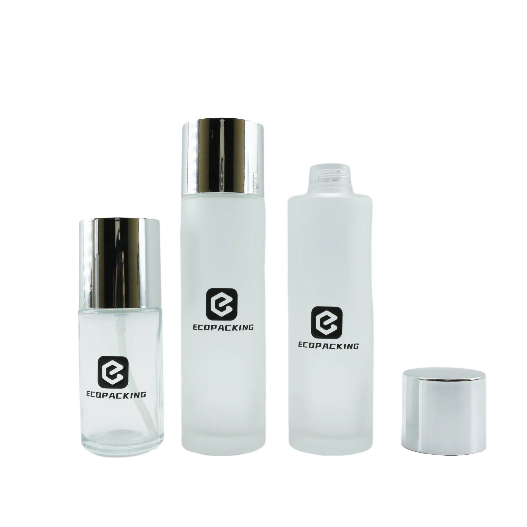 10ml 15ml 20ml 30ml 50ml 60ml 100ml 120ml 150ml 200ml Cosmetic Pump Glass Lotion Bottle for Hair Oil Body Lotion Essence B8888 - 图片 6