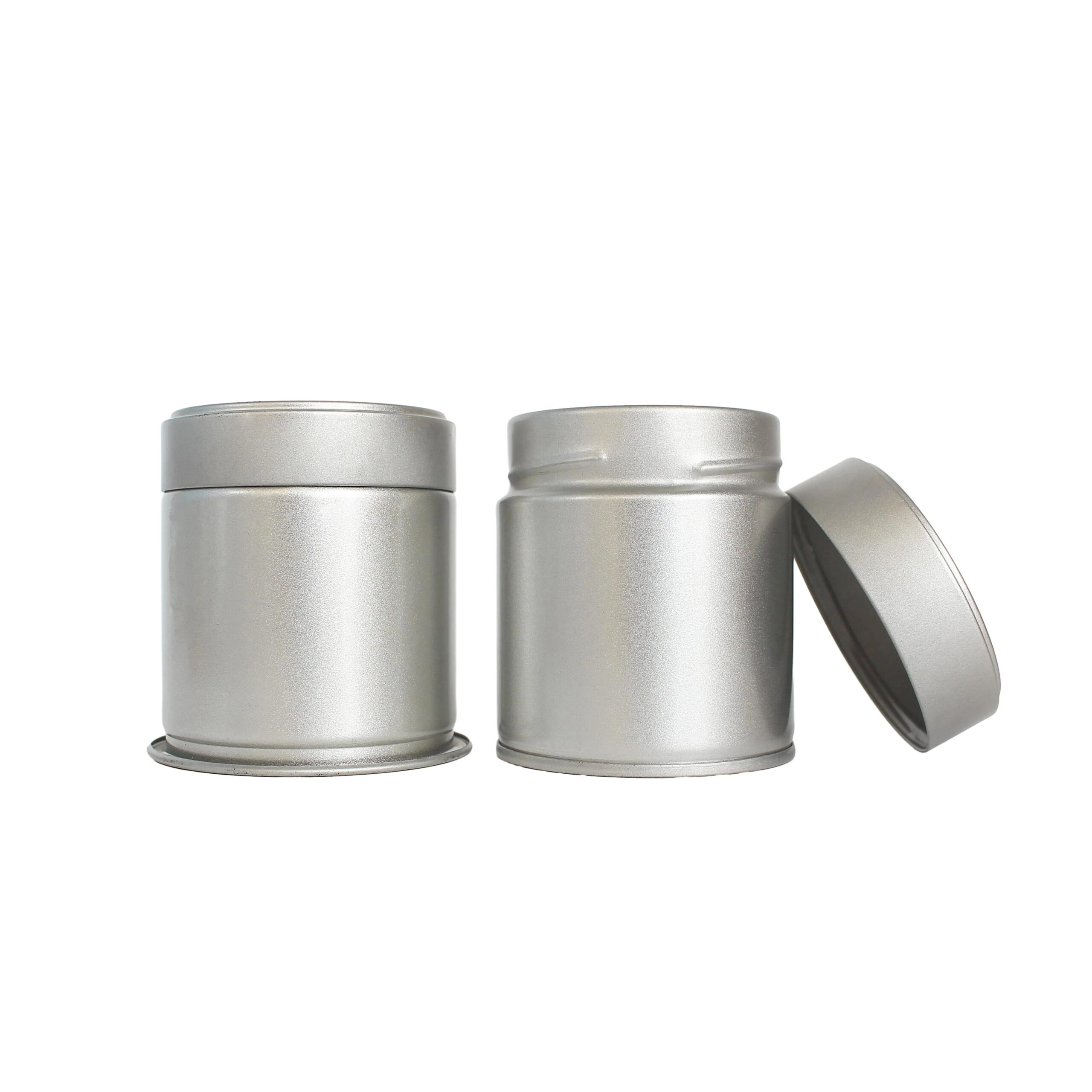 Custom Matt Finish OEM Empty air Tight Food Grade Empty Coffee Bean Matcha Powder Loose Tea Powder Tin Can Tin Box 30g 40g 50g - 图片 7