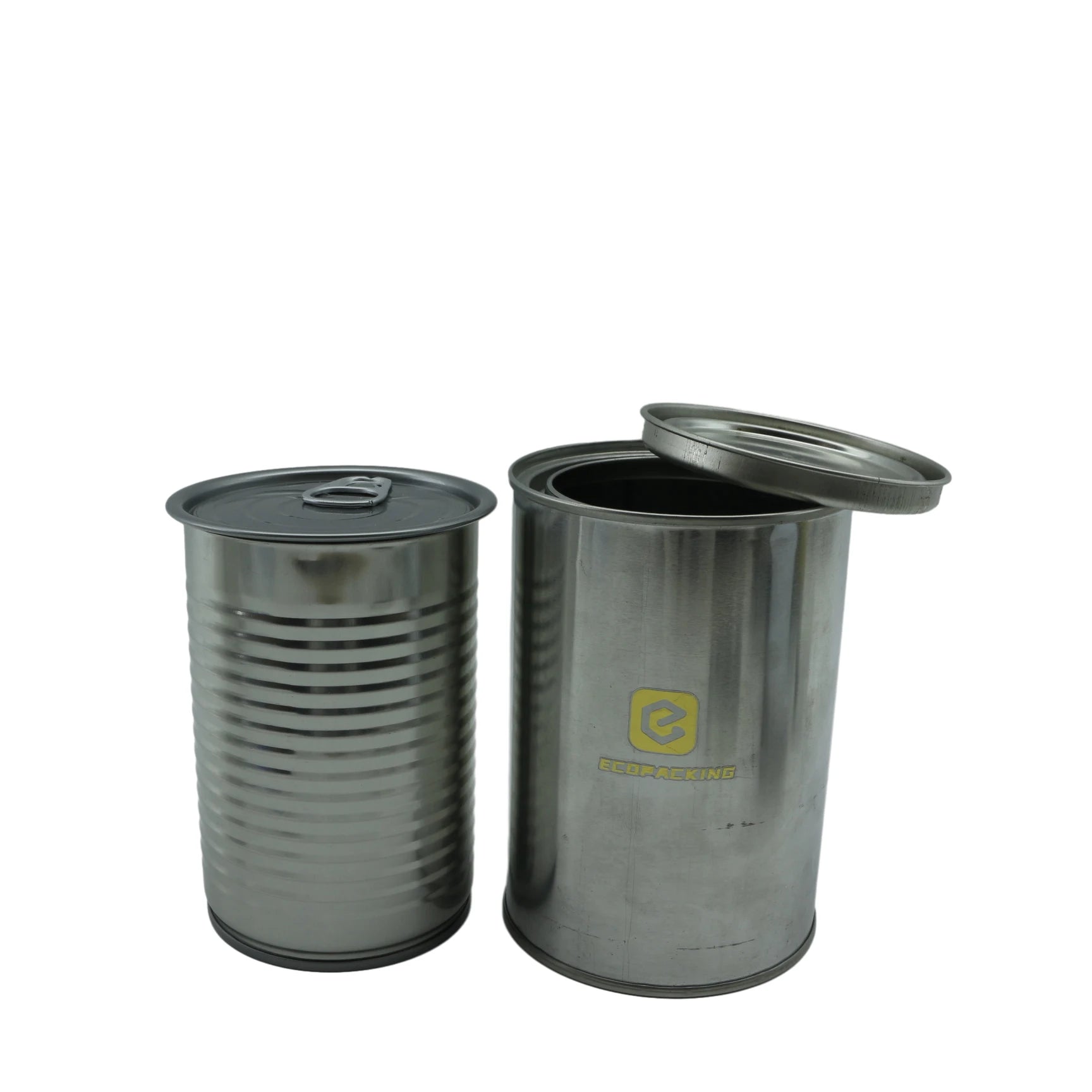 100ml 200ml Food Grade Tin Containers Tin Cans Canned Tuna for Sea Food with Lid - 图片 6