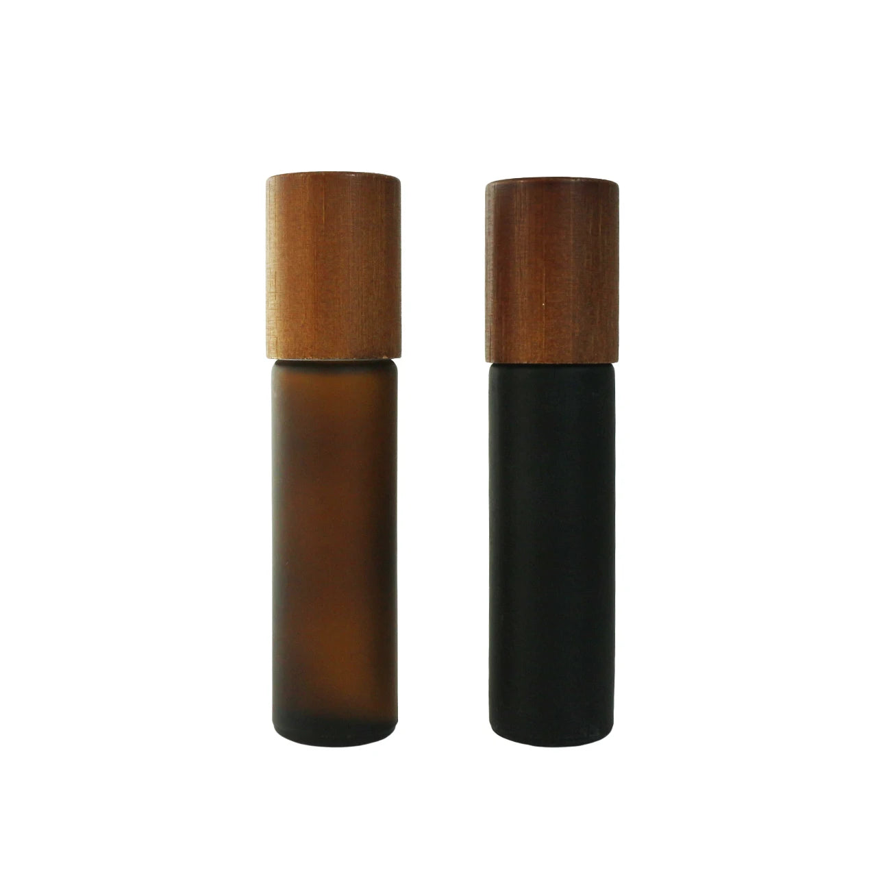 5ml 6ml 8ml 10ml 15ml Frosted Amber Brown Glass Perfume Oil Roller Bottle Roll on Bottle for Essential Oil Package - 图片 6