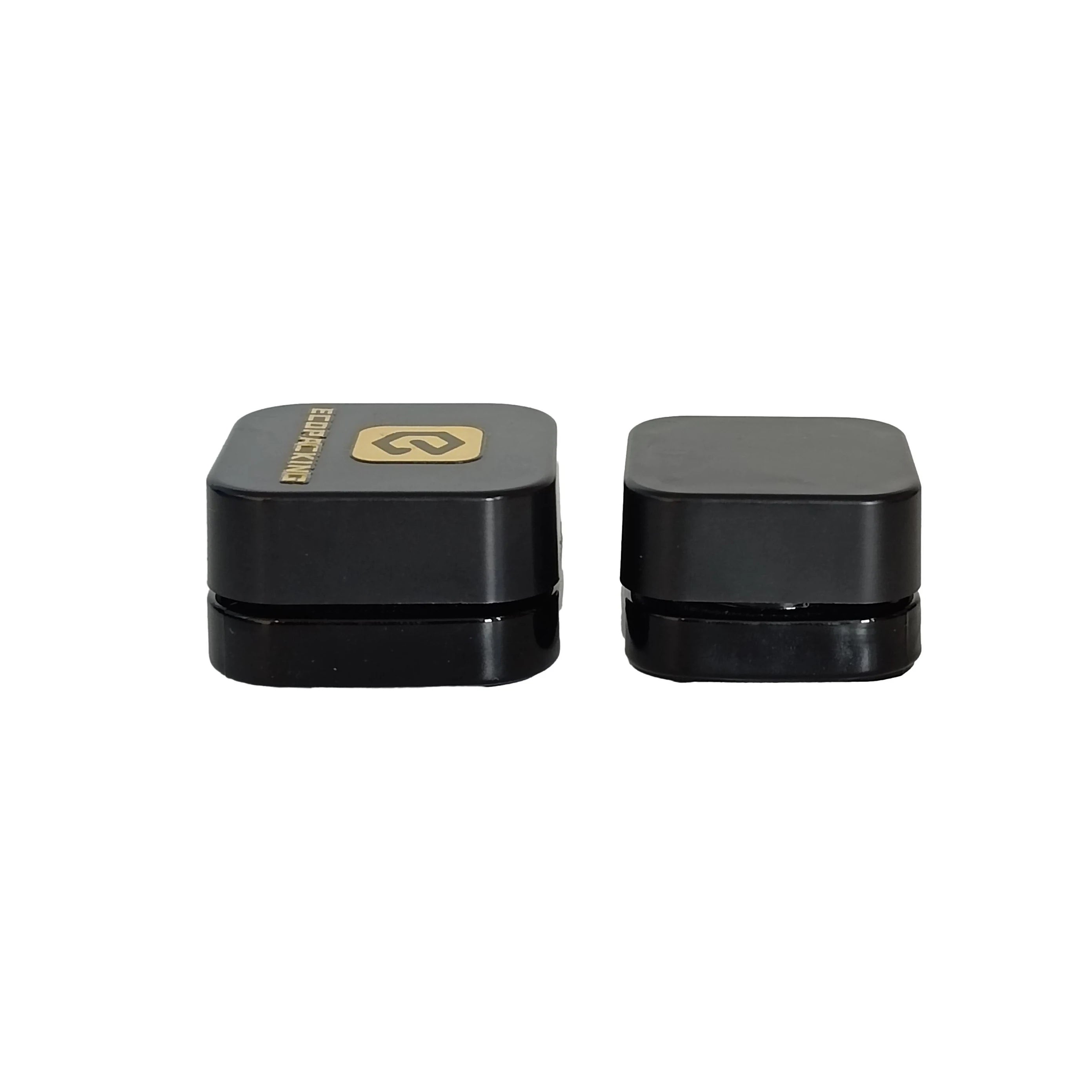 3g 5g 7g 9g Round square Wholesale Small Mini Glass Concentrate Jar with Childproof Cap Child Resistant Lid - 图片 5