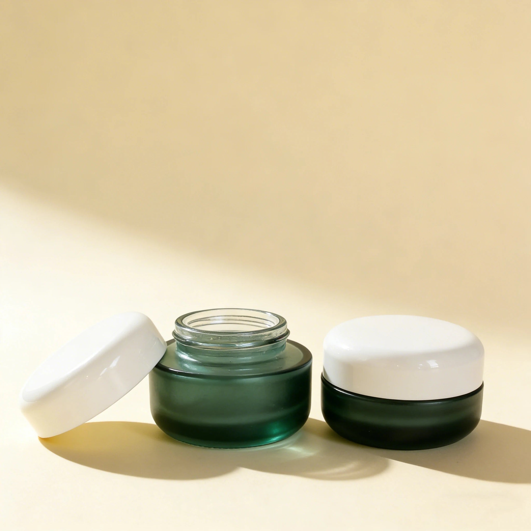 20ml 30ml 50ml Small Mini Glass Lotion Essential Oil Serum Bottle with Lotion Pump for Eye Essence - 图片 6
