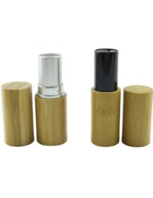 Empty Eco Friendly Twist up Empty Cosmetics Bamboo Lipstick Tube Lip Balm Packaging Container