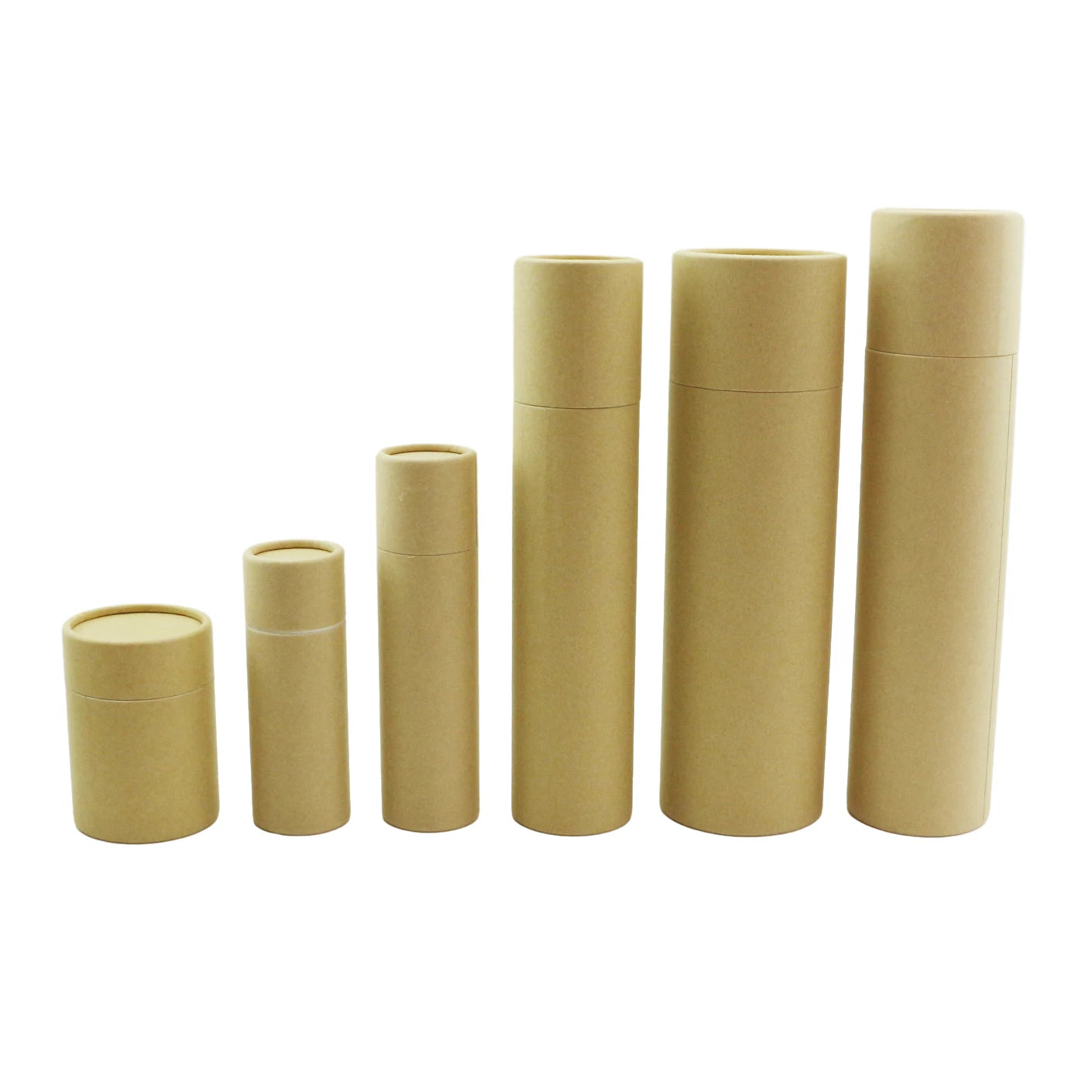 100% Recycled Cookie Saffron Tea Food Grade Round Cylinder Paper Tube Package Biodegradable Packaging