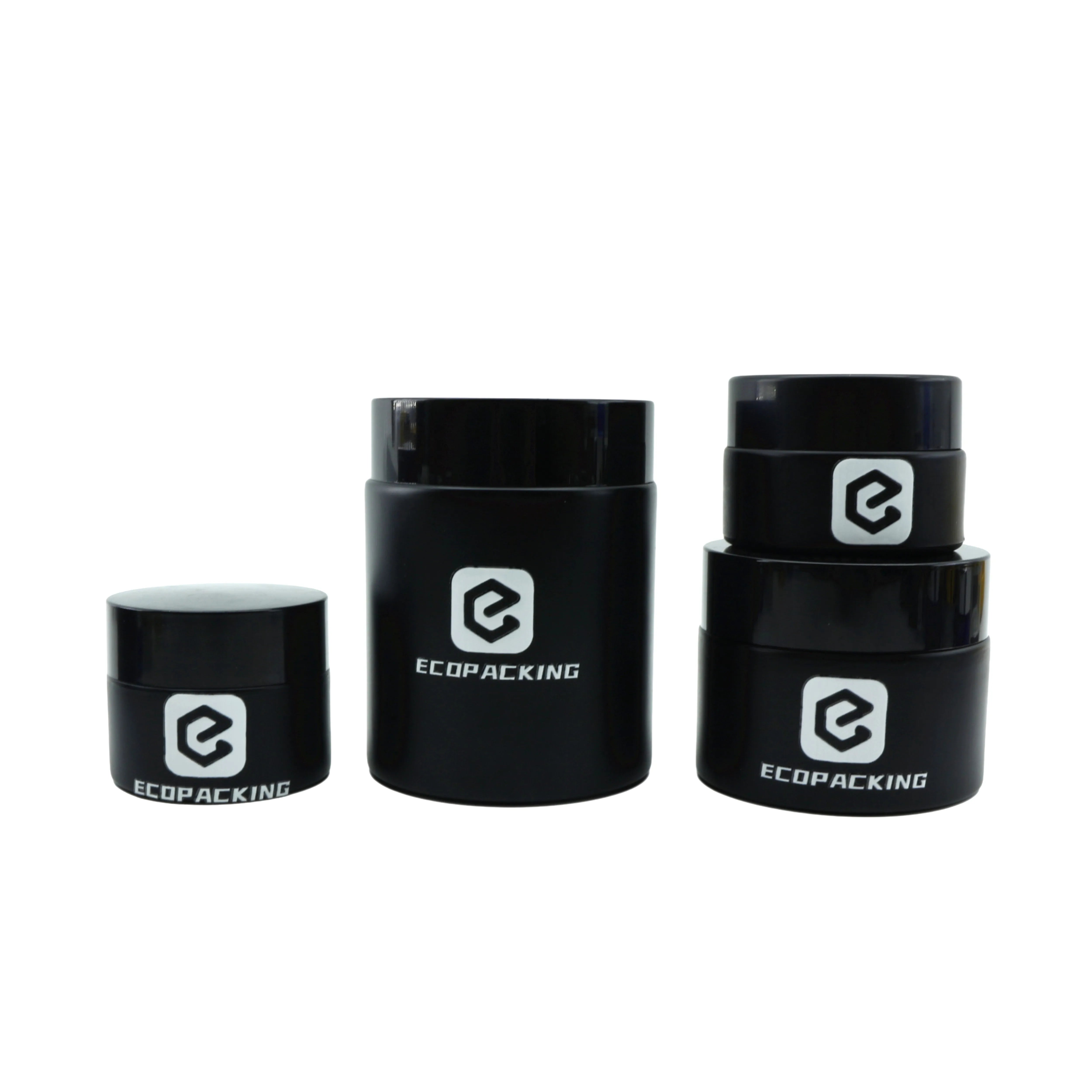 Wholesale Empty Glass Jar 30ml 50ml 100ml Clear Frosted Amber Matte Black Candle Jars with Aluminum Lids - 图片 4