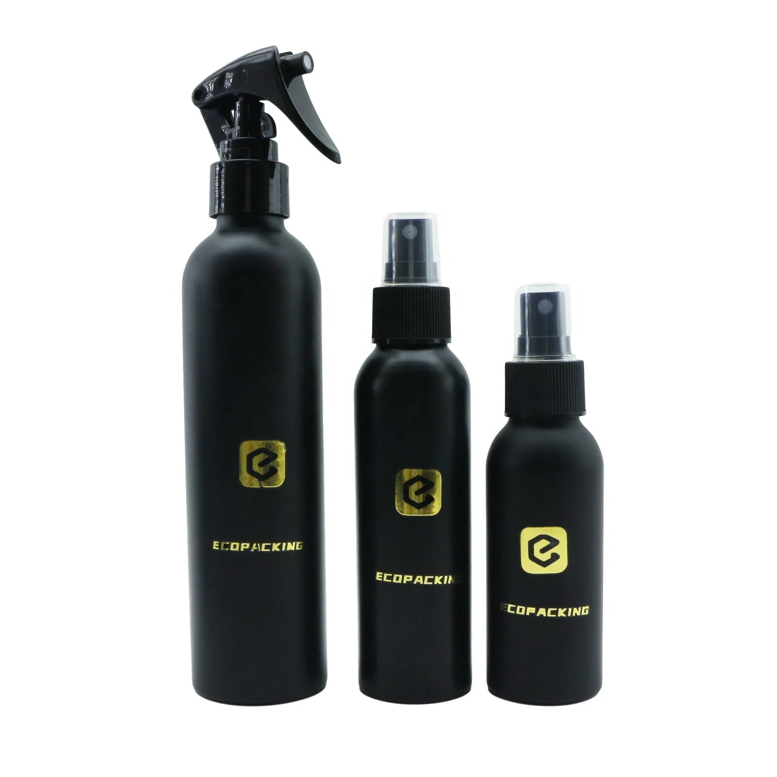 30ml 50ml 100ml Empty Essential Oil Aluminum Cosmetic Skin Care Bottle with Lotion Pump Dropper Cap for Shampoo - 图片 5