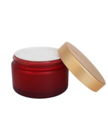 200g 200ml 6oz Cosmetic Face Cream Body Butter Wide Mouth Glass Skin Care Jar with Lid Cosmetic Packaging High End OEM