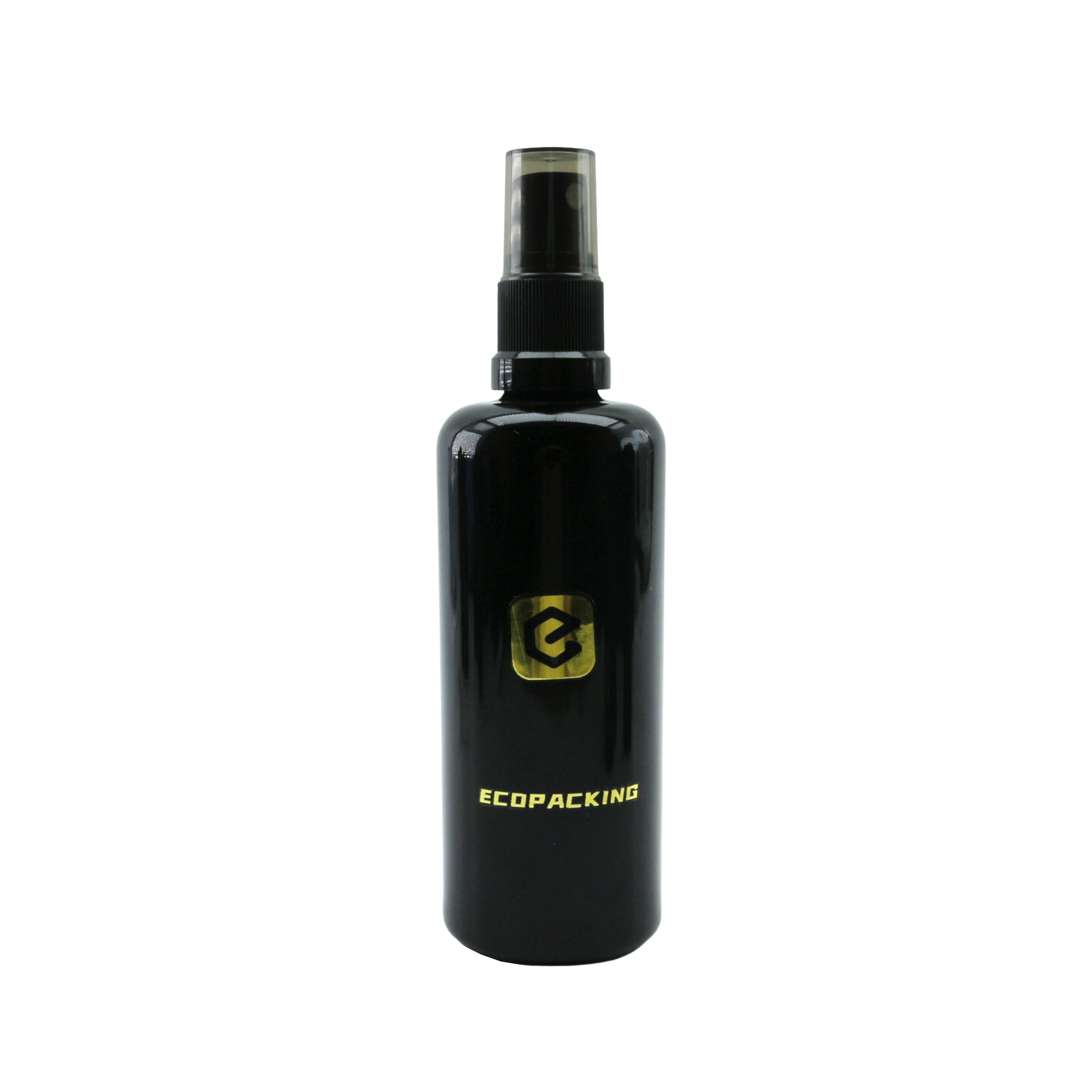 Hot Sale 5ml 10ml 15ml 20ml 30ml 50ml 100ml 200ml Uv Black Glass Spray Bottle for Cosmetic Packaging - 图片 3