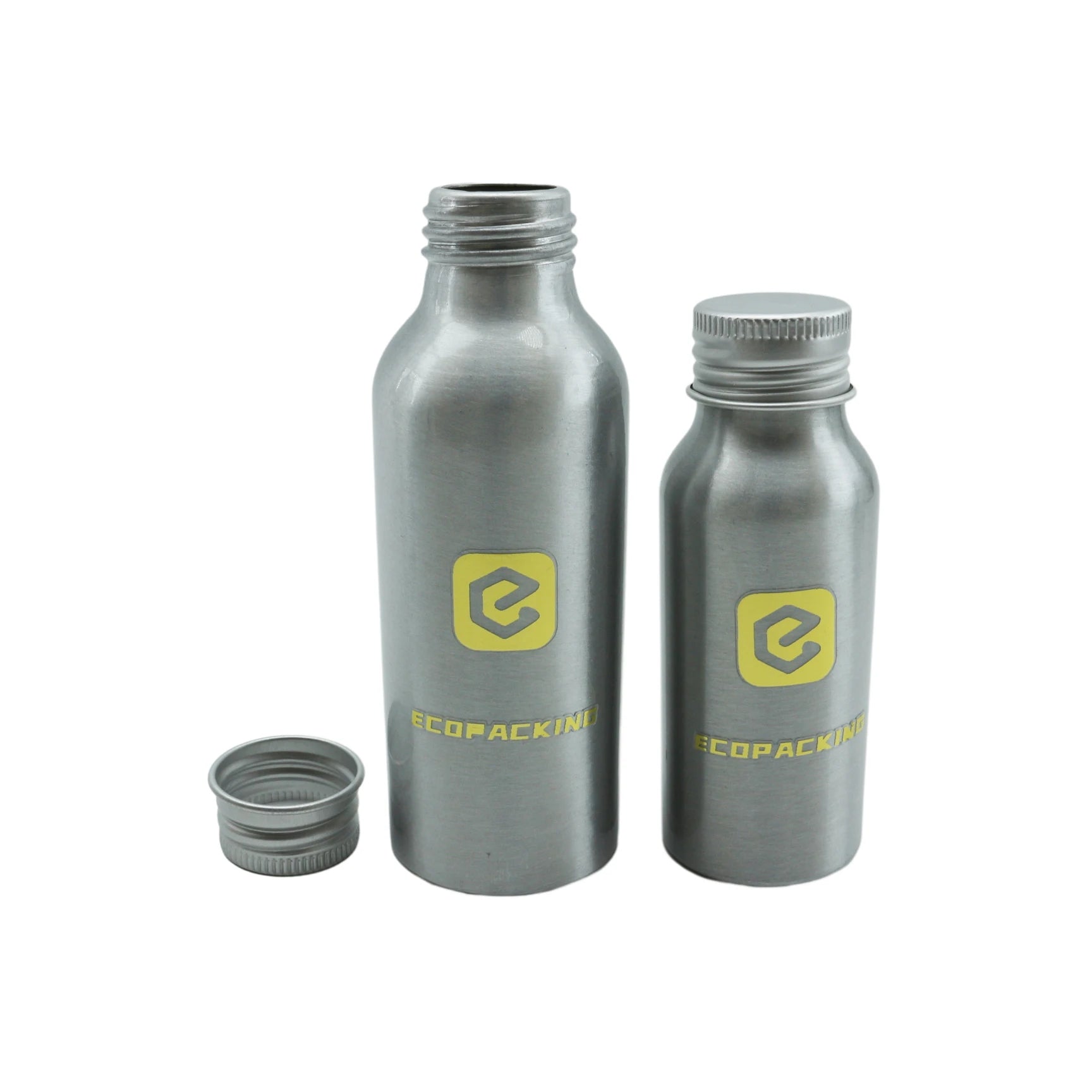 Wholesale Food Grade Empty Aluminum Bottle with Aluminum Screw Lid - 图片 5