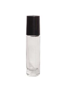 Factory Wholesale clear Refillable Perfume Bottle 10ml Perfume Essential Oil Glass Roll on Bottles
