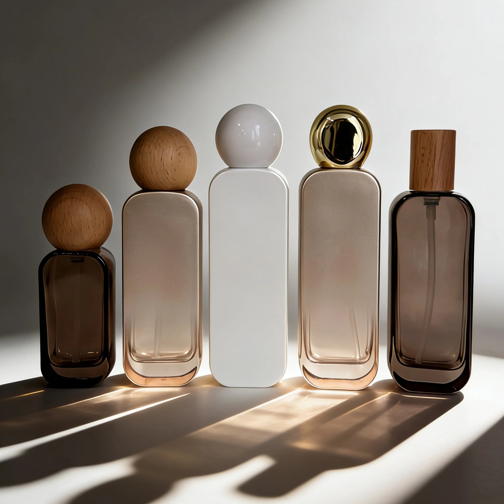 Wholesale Luxury White Square Glass Perfume Bottle with Pump Sprayer for Face Cream and Cosmetic Packaging - 图片 6