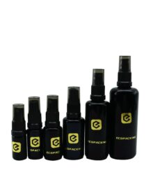 5ml 10ml 15ml 30ml 50ml 100ml Empty Sizes Round Black Violet Glass Serum Oil Dropper Pump Bottle