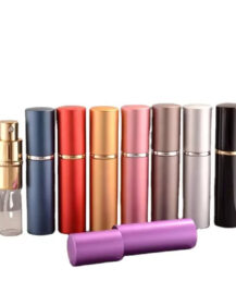 Hot Selling Empty Products 5ml Portable Atomizer Mini Pocket Travel Aluminum Spray Bottle Twist Empty Perfume