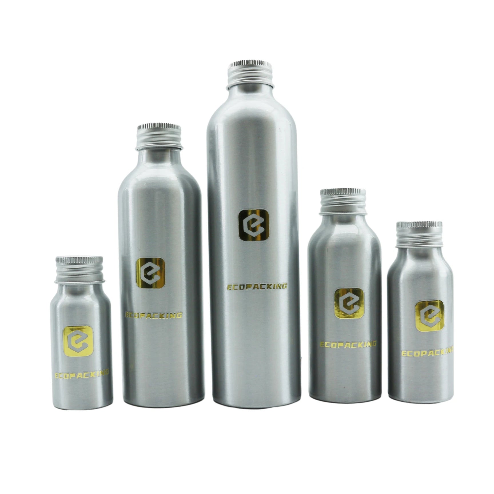 Recycled Metal Bottle Cosmetic Aluminum Bottle With Screw Lid for Essential Oil Container - 图片 3