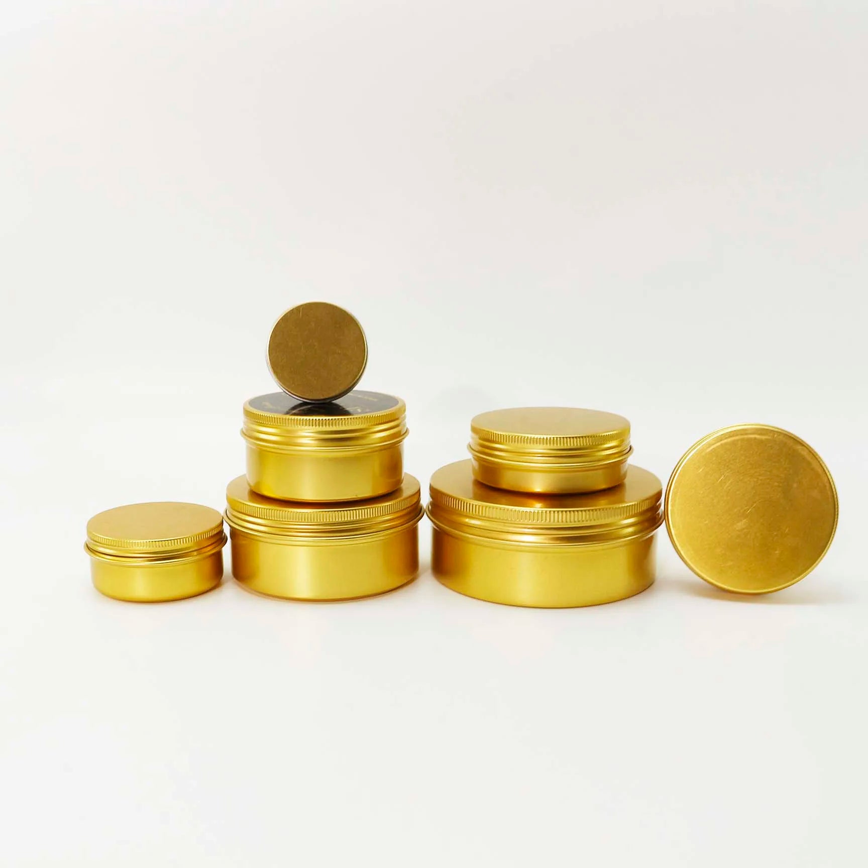 Wholesale Metal Box Can Lip Balm Tins for Candles Cosmetic Container Aluminium Jar - 图片 4
