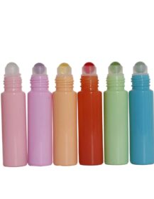 Hot Selling 8ml 10ml Empty Amber Black Frosted Essential Oil Perfume Cosmetic Glass Roll on Bottle 5ml With Roller Ball AAA8888