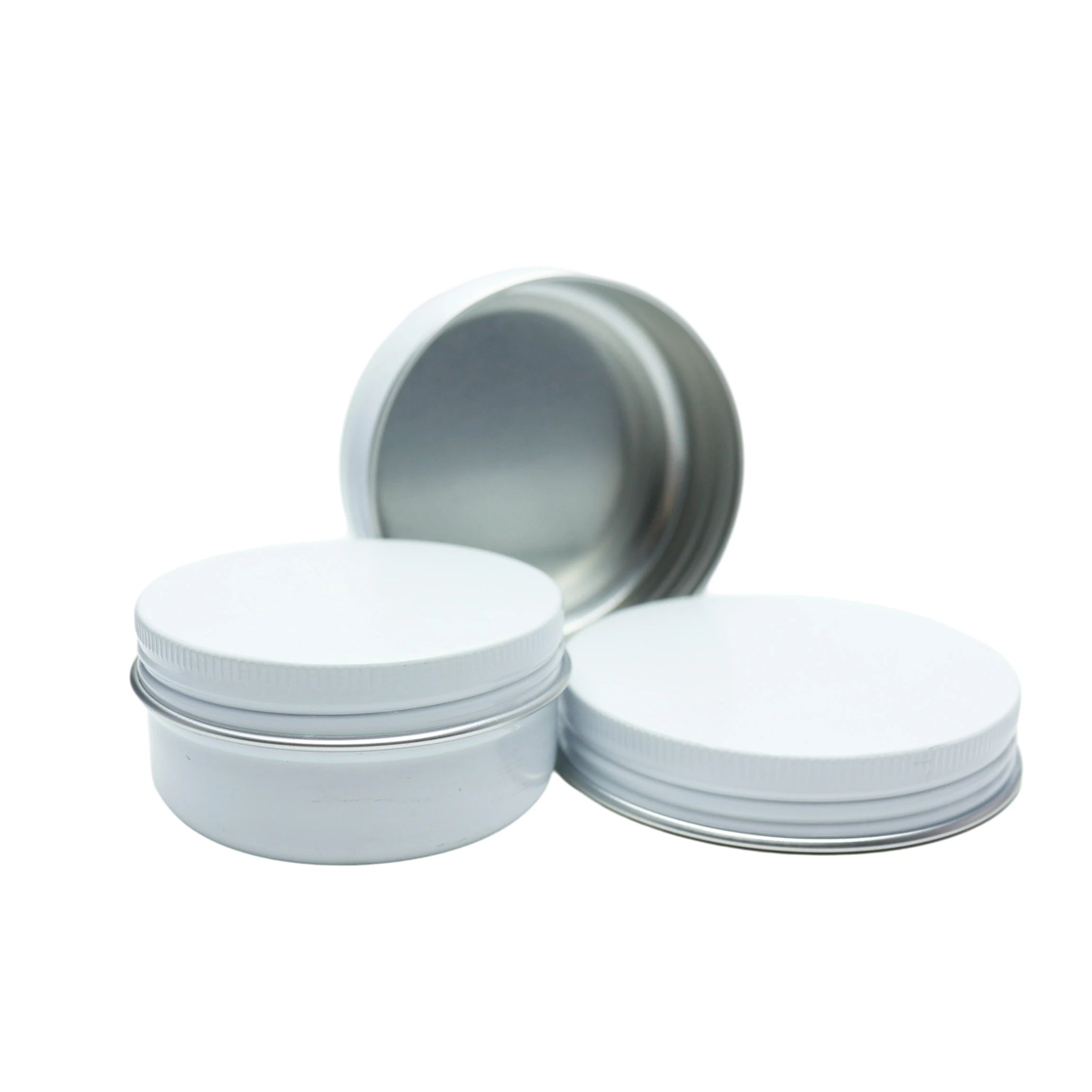 1oz 2oz 4oz 5oz 6oz 8oz Black Matte Metal Aluminum Candle Jar with Screw on Lid for Hand Cream Lip Balm Packaging - 图片 9