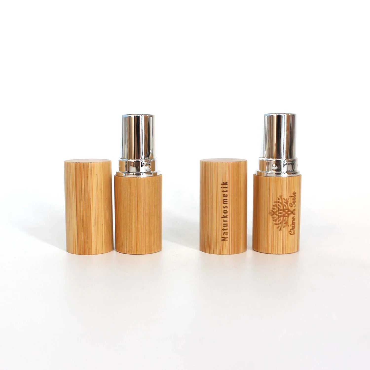 Luxury Lipstick Tube 5ml 5g Custom Aluminum Inner Bamboo Lipstick Tube - 图片 2