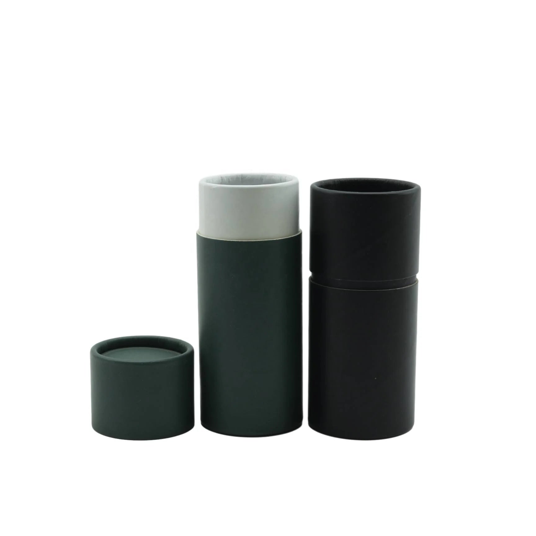 Custom OEM Eco Friendly Round Cardboard Cylinder Twist up Paper Tube for Deodorant Stick Cosmetic Balm Gift Package - 图片 6