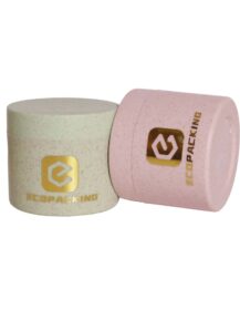 Food Grade Wheat Straw Cosmetic Packaging Jar 10ml 20ml 30ml 50ml 100ml 150ml 200ml 250ml Plastic Cream Jar