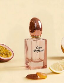 OEM ODM Custom Square Pink Glass Perfume Bottle 30ml 50ml Factory Direct Luxury Fragrance Packaging