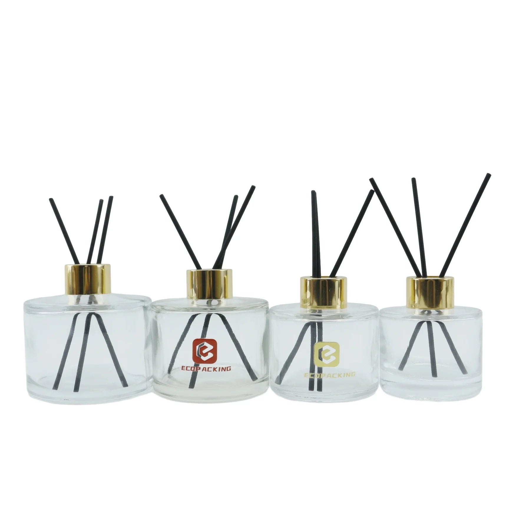 Empty Luxury Amber Frosted 4 Oz 50 Ml 100 Ml 200 Ml 250ml Reed Diffuser Glass Bottle for Aroma Diffuser - 图片 3