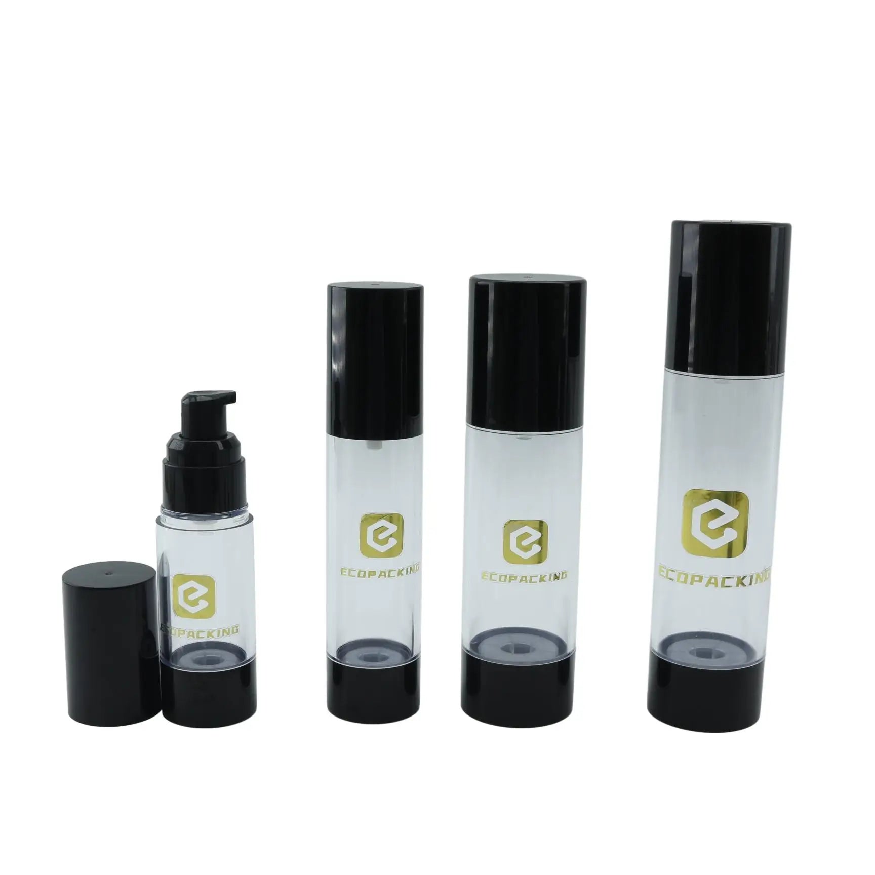 50ml Small Plastic Pump Spray Bottle As Airless Cosmetic Pump Bottle with Small Plastic Treatment Pump - 图片 2