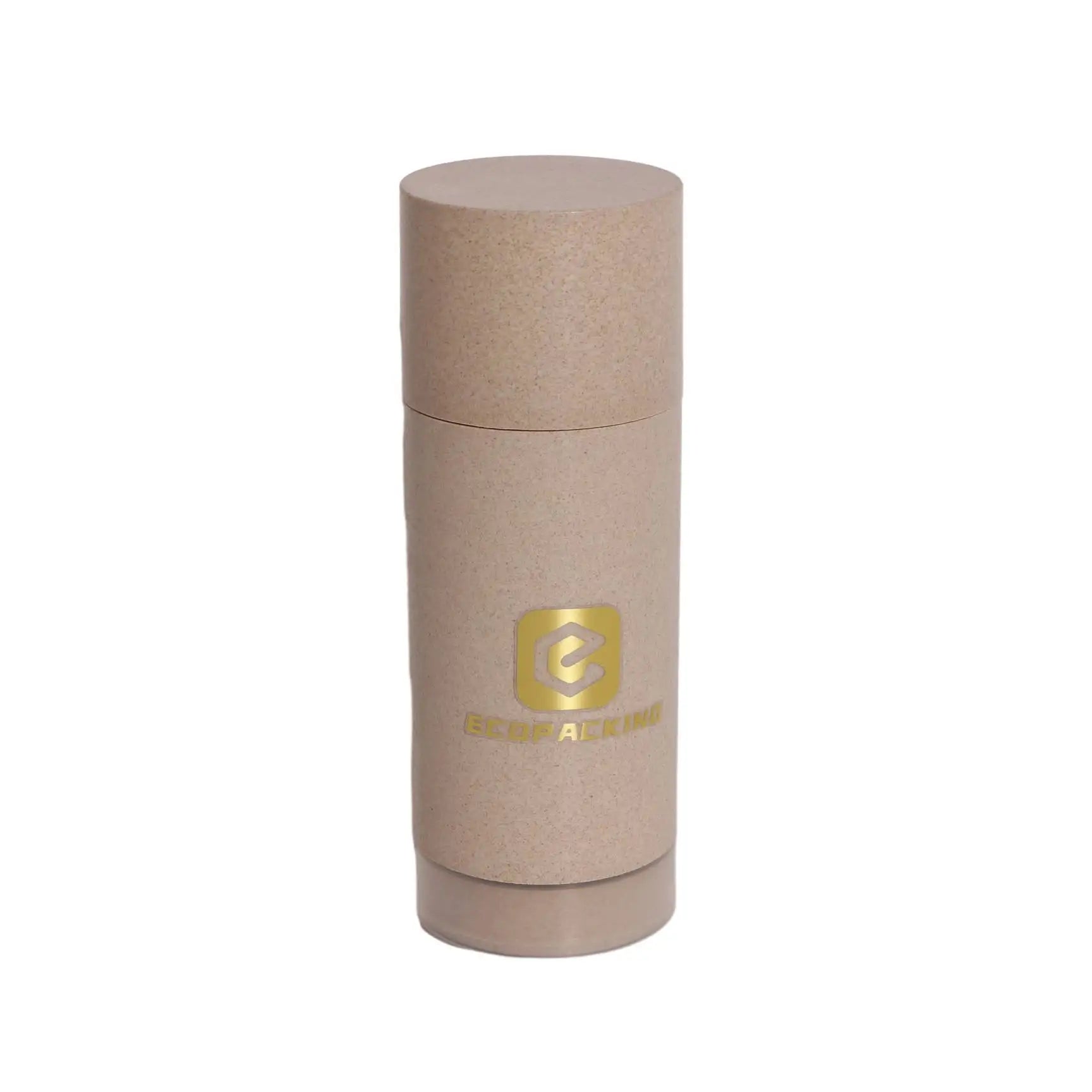 15ml 30ml 50ml 75ml Wheat Straw Refillable Cosmetic Biodegradable Twist up Deodorant Stick Plastic Container Packaging PLA - 图片 2