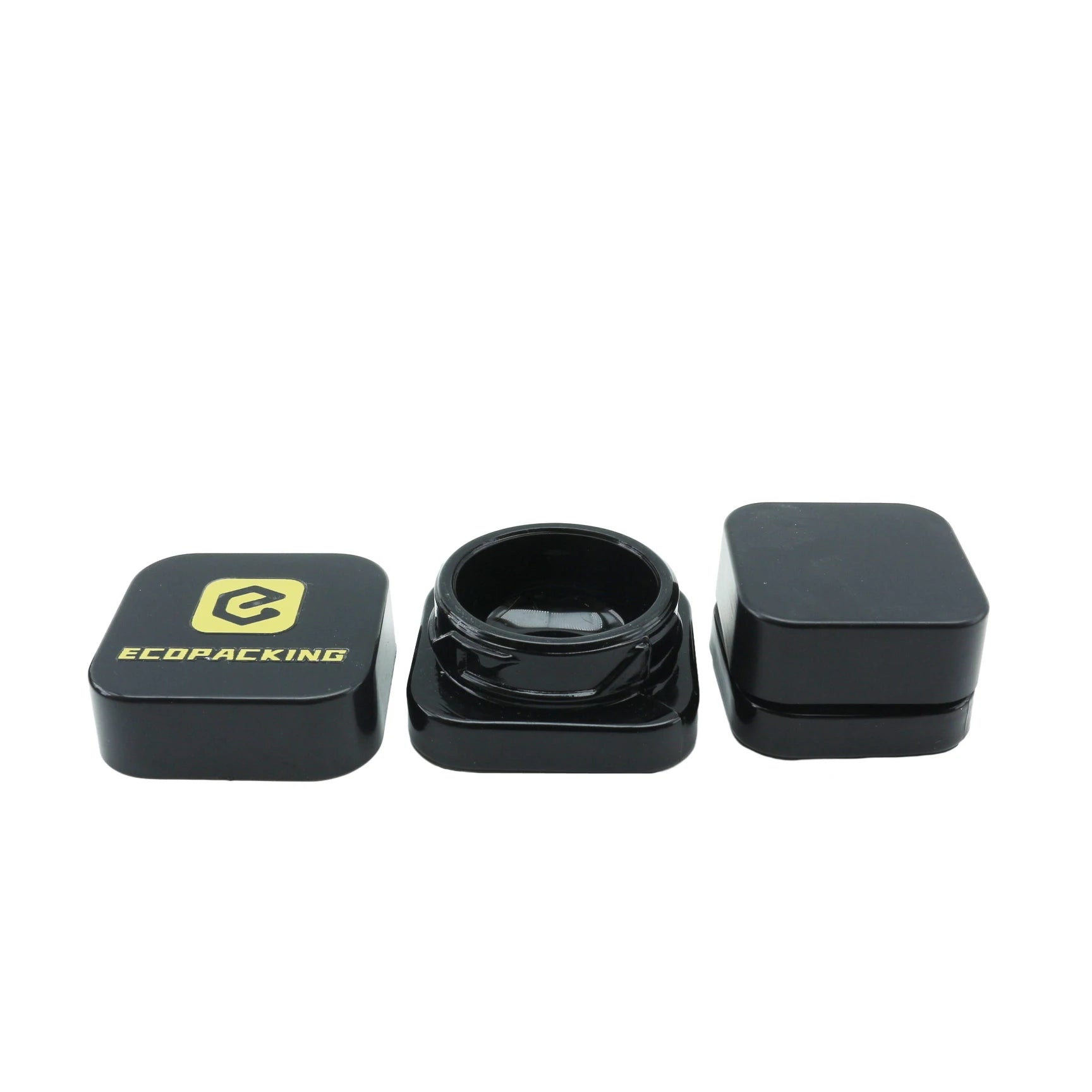 Wholesale 3ml 5ml 7ml 9ml Glass Black White Concentrate Jars With Childproof Lid - 图片 6