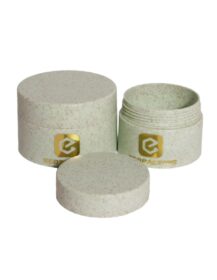 Plastic Cosmetic Packaging 10g 20g 30g 50g 100g 150g 200g 250g Wheat Straw Plastic Cream Jars