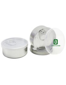 Hot Sale Metal Packaging Container Food Grade Matcha Coffee Tin Cans with Ring Pull Lid C888