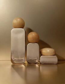 Cosmetic Packaging Set 20ml/30ml/50ml/100ml/120ml Luxury Glass Lotion Pump Bottles 30g/50g Square Face Jars Wooden Cap