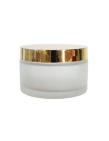 200g 200ml 6oz Frosted Glass Cosmetic Cream Body Butter Hair Wax Jar Container with Lid for Skin Care