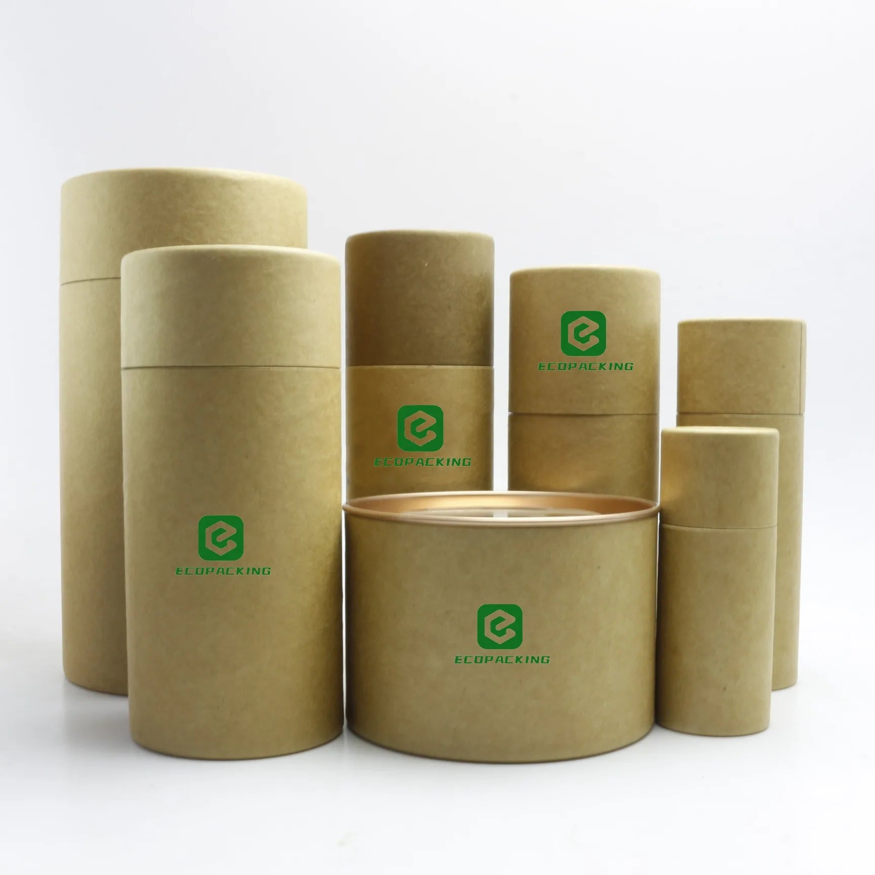 Wholesale Custom Kraft Paper Round Paper Tube Packaging Cylinder Cardboard Tube - 图片 7