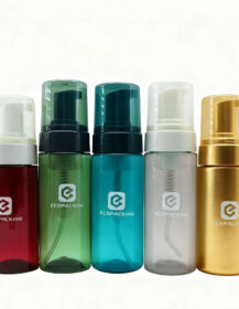 Custom 30/50/60/100/150/200ml White PET Foam Pump Dispenser Bottle for Shampoo Lotion Facial Cleanser-LZF-Foam Pump Bottle