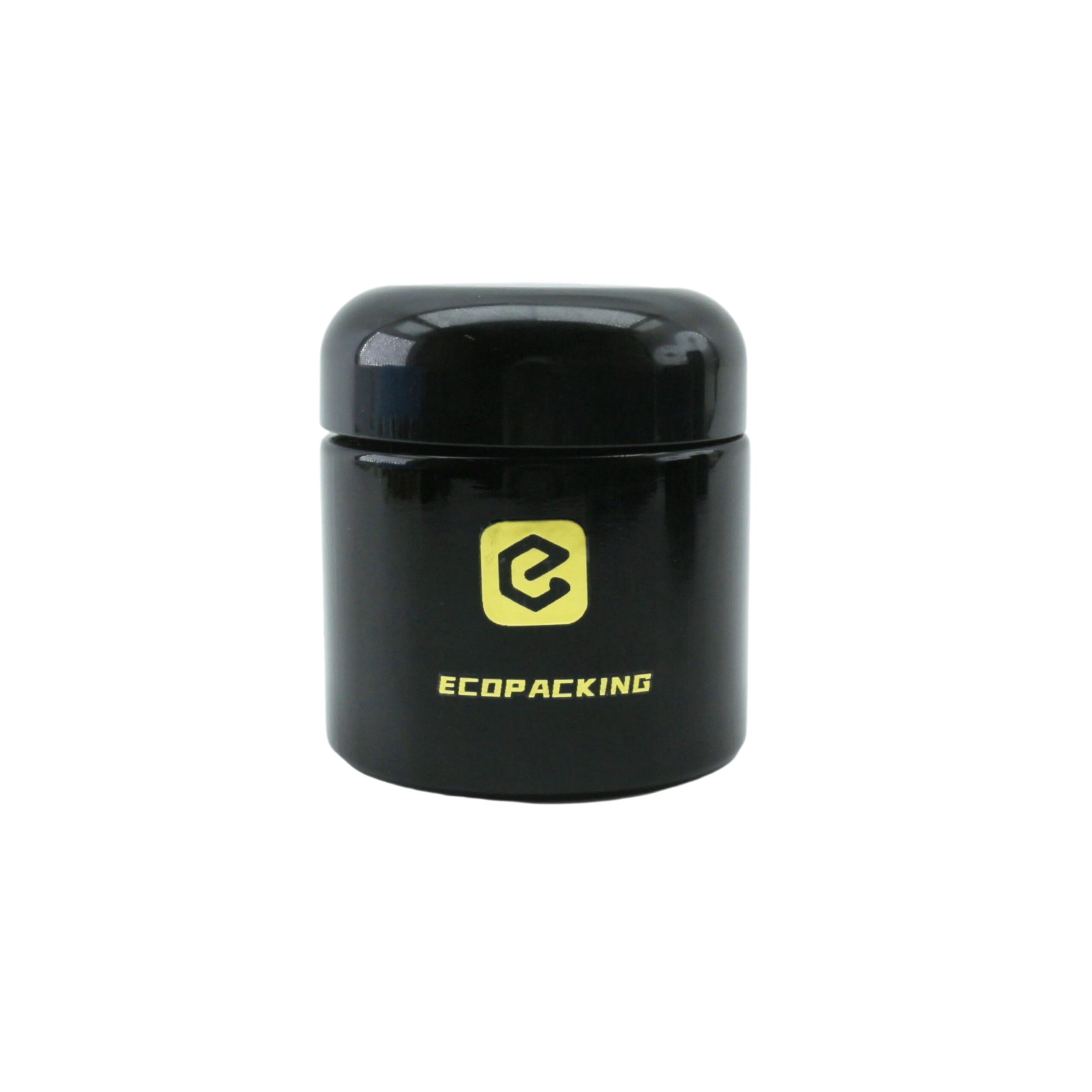Wholesale Uv Black Jar 100g Dark ultra Violet Glass Jar Cosmetic Container - 图片 5