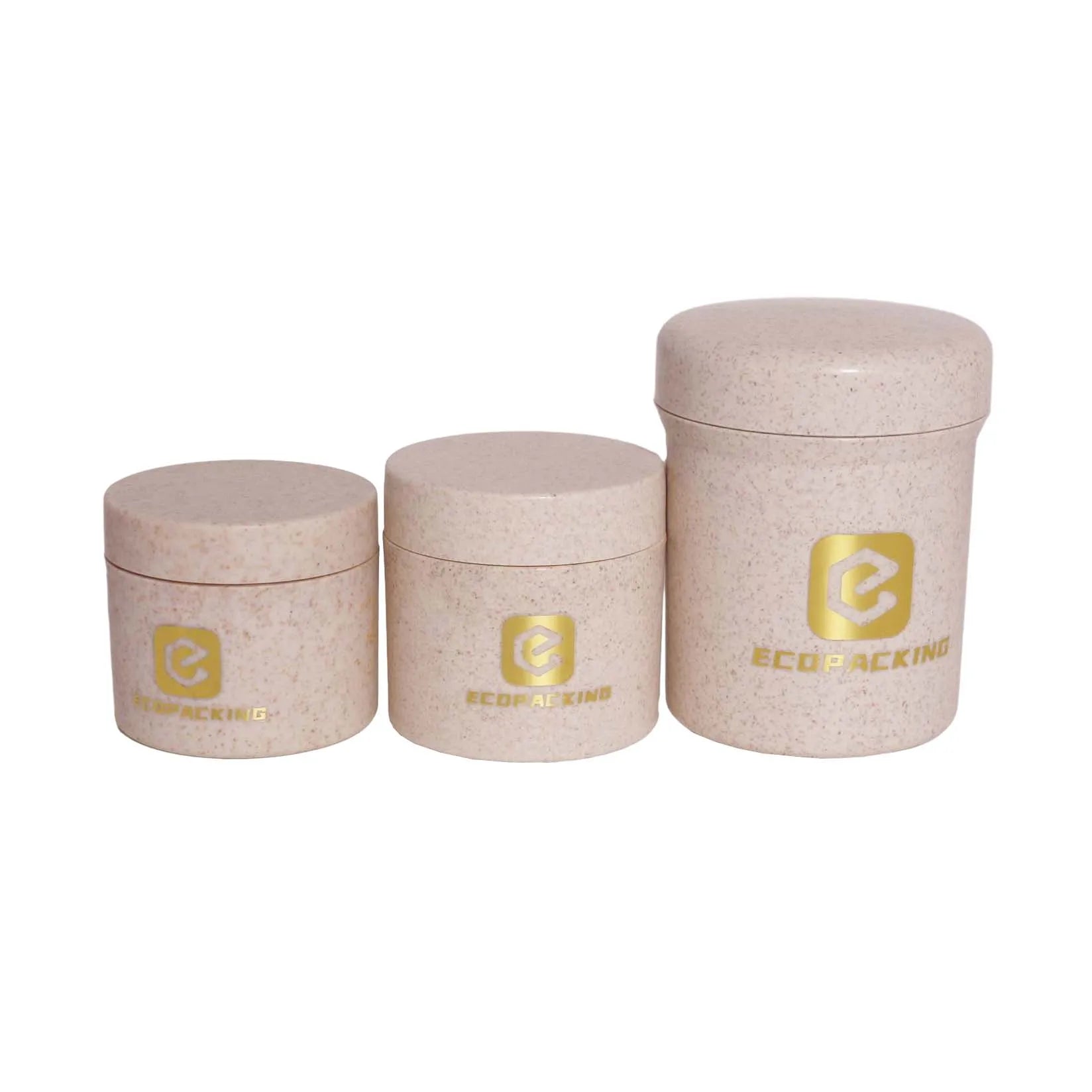Empty Skin Care Jar 30g 50g Wheat Straw Plastic Cream Container Cosmetic Jar Set - 图片 7