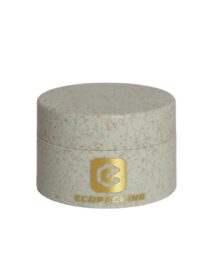 Eco Cosmetic Container 50 Gram Biodegradable Wheat Straw Packaging Body Scrab Jar